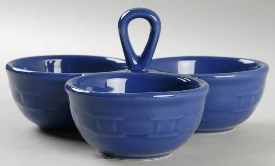 Woven Traditions Cornflower 3-Part Relish by Longaberger-1