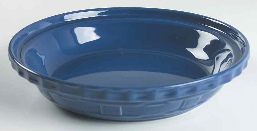 Woven Traditions Cornflower 10" Pie Baking Plate by Longaberger-1