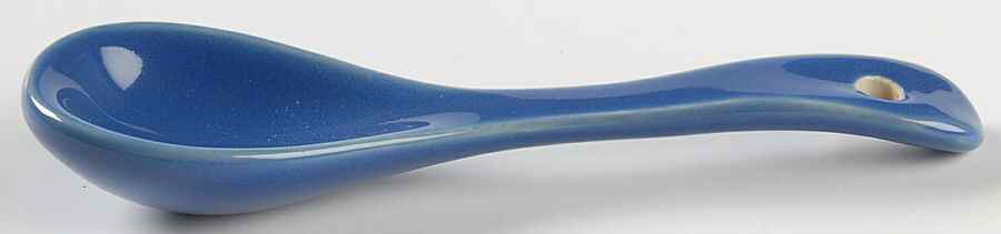 Woven Traditions Cornflower Ceramic Tasting Spoon by Longaberger-1