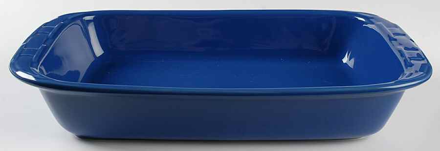 Woven Traditions Cornflower 15" Rectangular Baker by Longaberger-1