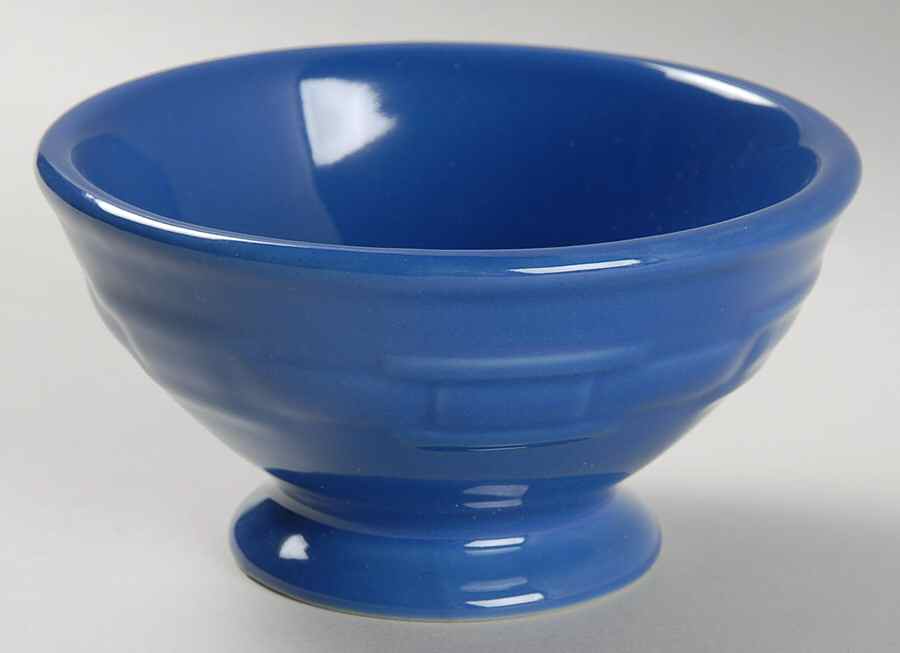 Woven Traditions Cornflower Footed Ice Cream Cup by Longaberger-1