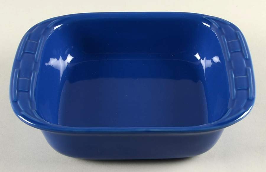 Woven Traditions Cornflower 11" Square Baker by Longaberger-1