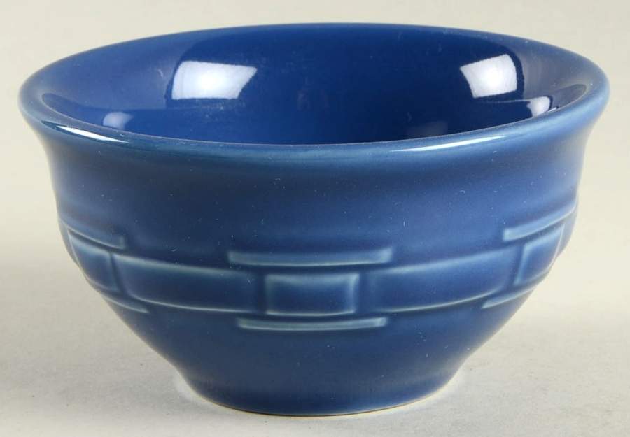 Woven Traditions Cornflower Rim Fruit/Dessert (Sauce) Bowl by Longaberger-1