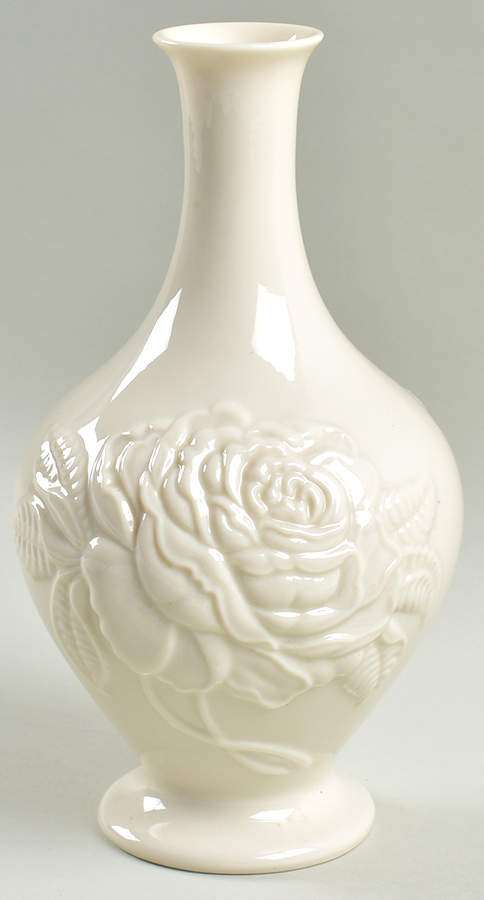 Antique Rose Collection 8" Bud Vase by Lenox-1