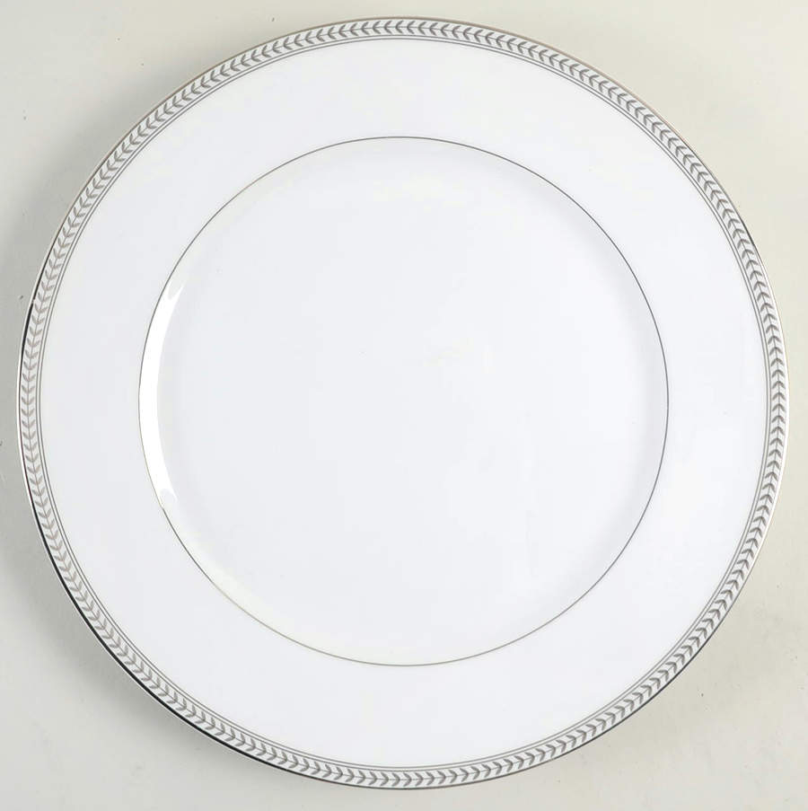 Claremont Platinum 12" Chop Plate (Round Platter) by Ralph Lauren China-1