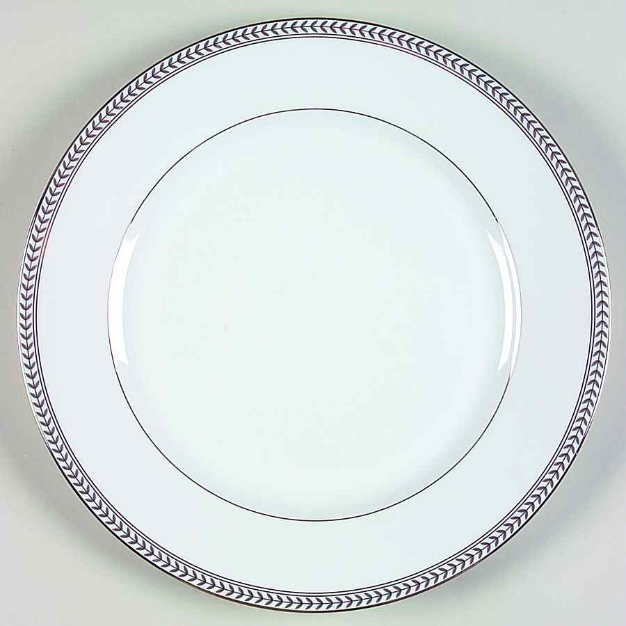 Claremont Platinum Dinner Plate by Ralph Lauren China-1