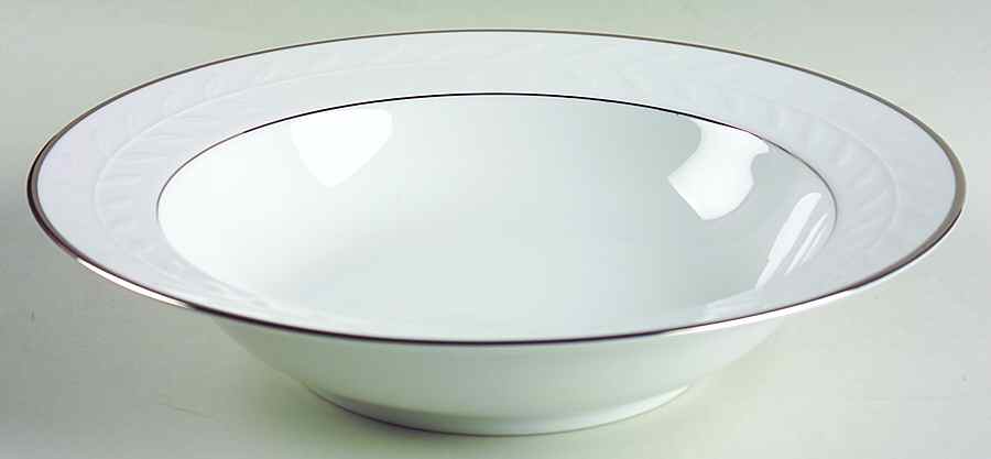 Claremont Platinum 10" Round Vegetable Bowl by Ralph Lauren China-1
