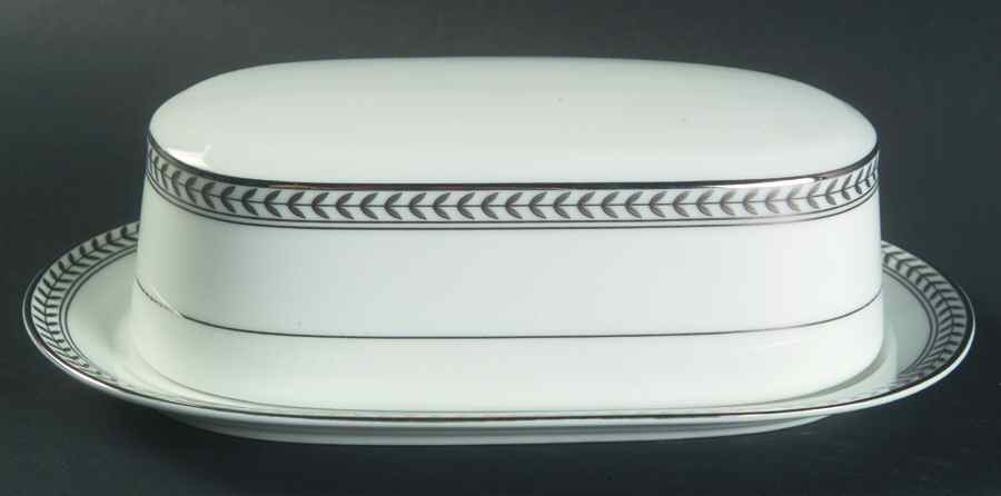 Claremont Platinum 1/4 Lb Covered Butter by Ralph Lauren China-1