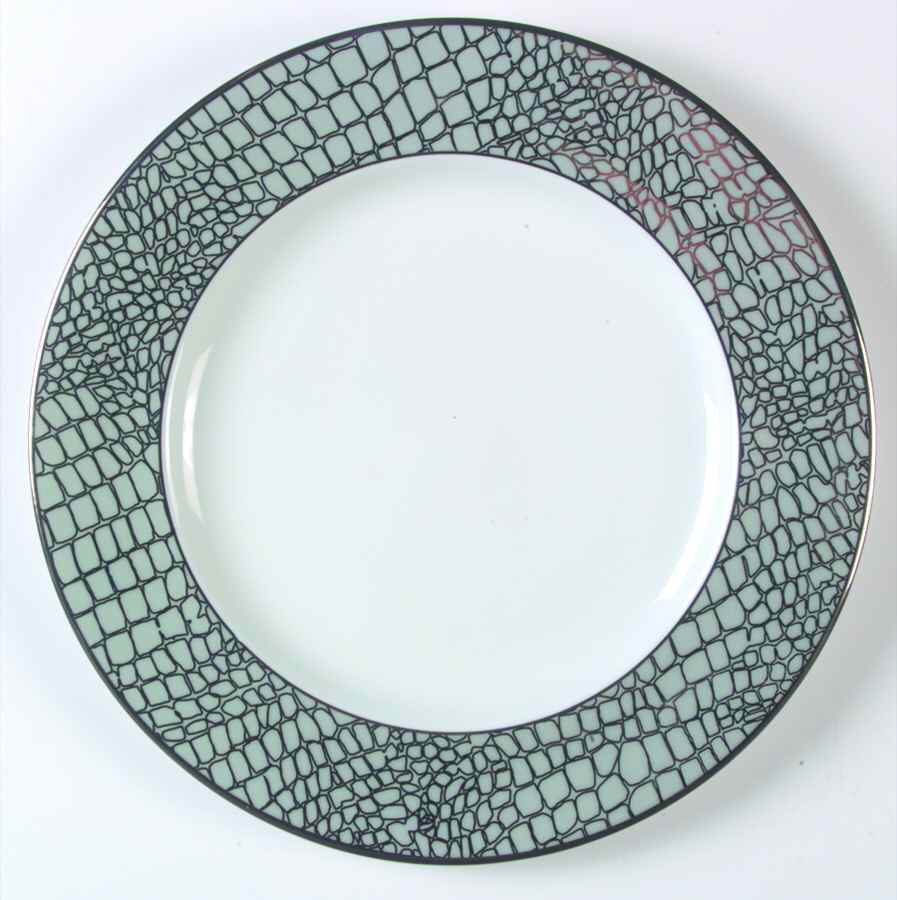 Estate Crocodile Service Plate (Charger) by Ralph Lauren China-1