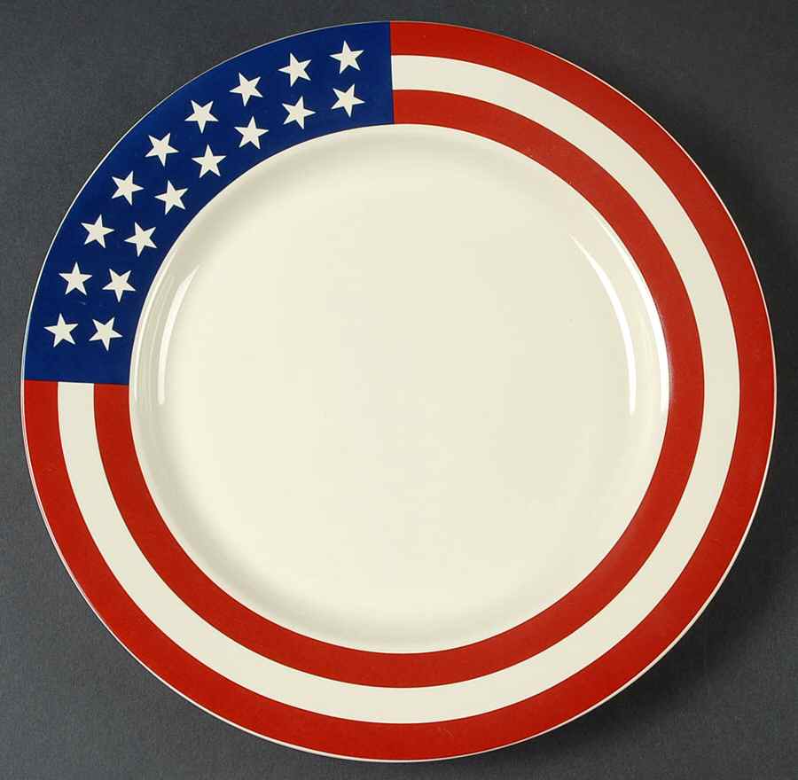 Hampton's Flag Dessert/Pie Plate by Ralph Lauren China-1