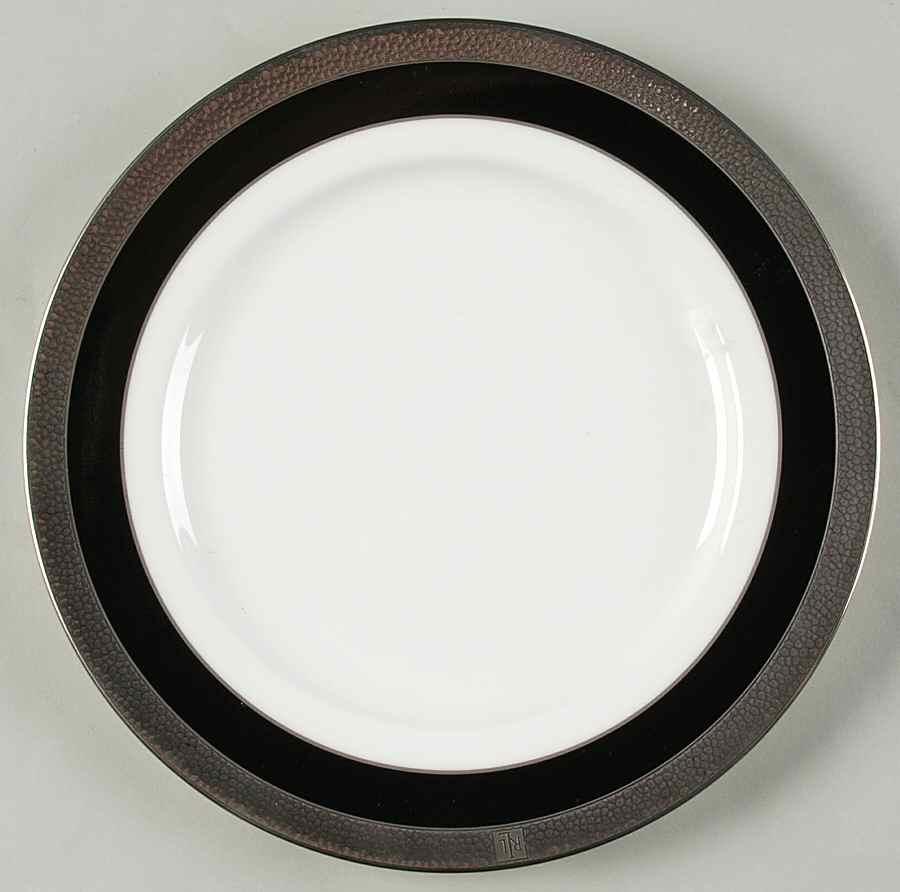 Hewitt Black Salad Plate by Ralph Lauren China-1