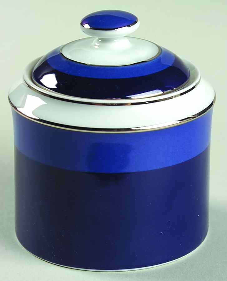 Marina Stripe Sugar Bowl & Lid by Ralph Lauren China-1