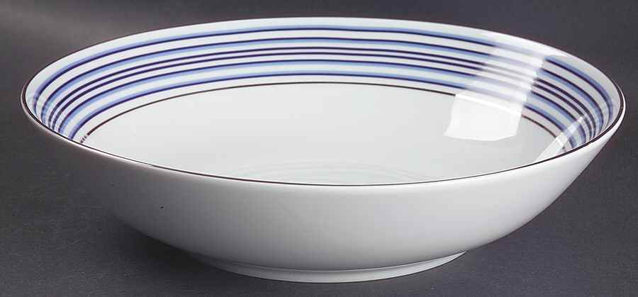 Regatta Stripe 10" Round Vegetable Bowl by Ralph Lauren China-1