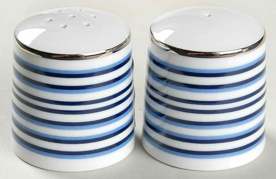 Regatta Stripe Salt & Pepper Set by Ralph Lauren China-1