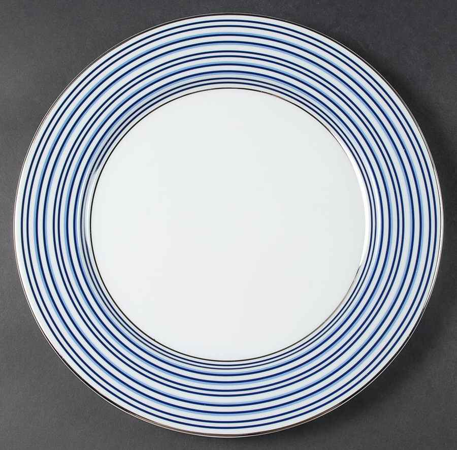 Regatta Stripe 12" Chop Plate (Round Platter) by Ralph Lauren China-1