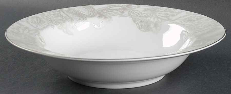 Satin Paisley Platinum 10" Round Vegetable Bowl by Ralph Lauren China-1
