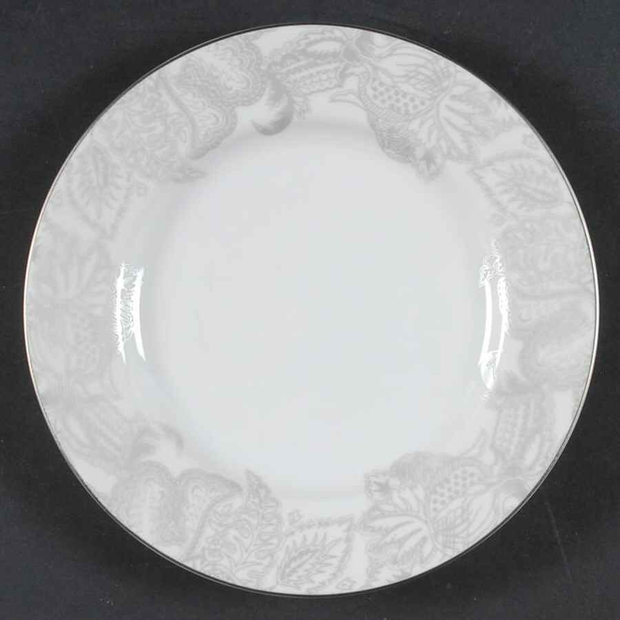 Satin Paisley Platinum Salad Plate by Ralph Lauren China-1