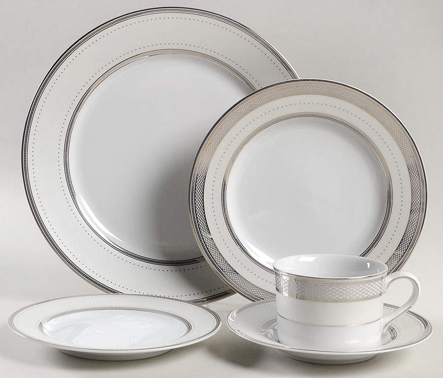 Silk Ribbon Pearl 5 Piece Place Setting by Ralph Lauren China-1