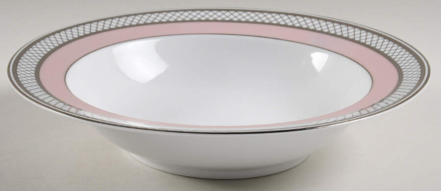 Silk Ribbon Pink 10" Round Vegetable Bowl by Ralph Lauren China-1