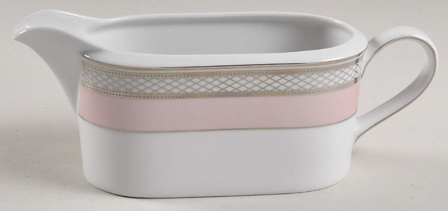 Silk Ribbon Pink Gravy Boat by Ralph Lauren China-1