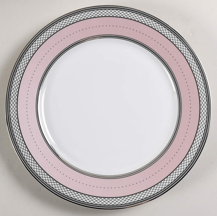 Silk Ribbon Pink 12" Chop Plate (Round Platter) by Ralph Lauren China-1