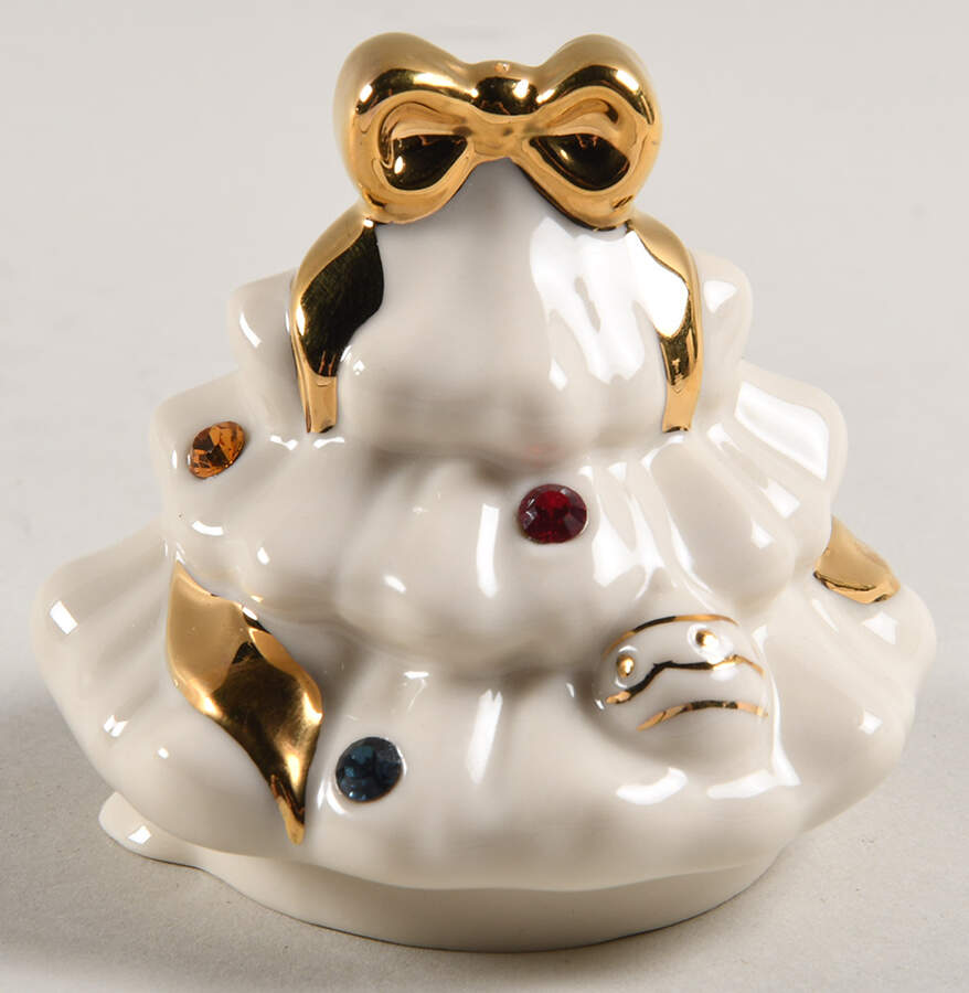 Jeweled Christmas Lid for Creamer by Lenox-1