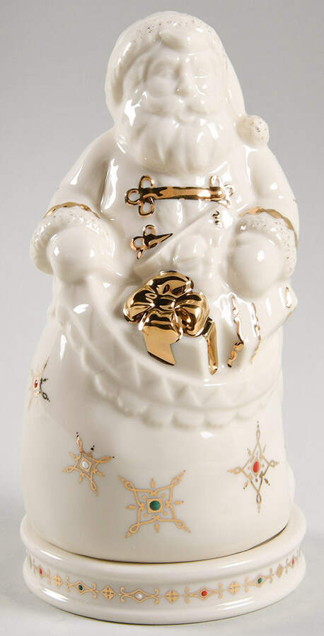 China Jewels Christmas Santa Votive (2 Pcs) by Lenox-1