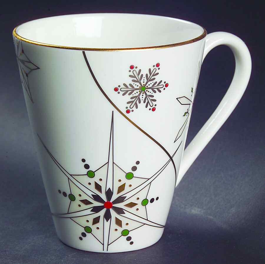 Merry and Bright Snowflake Mug by Lenox-1