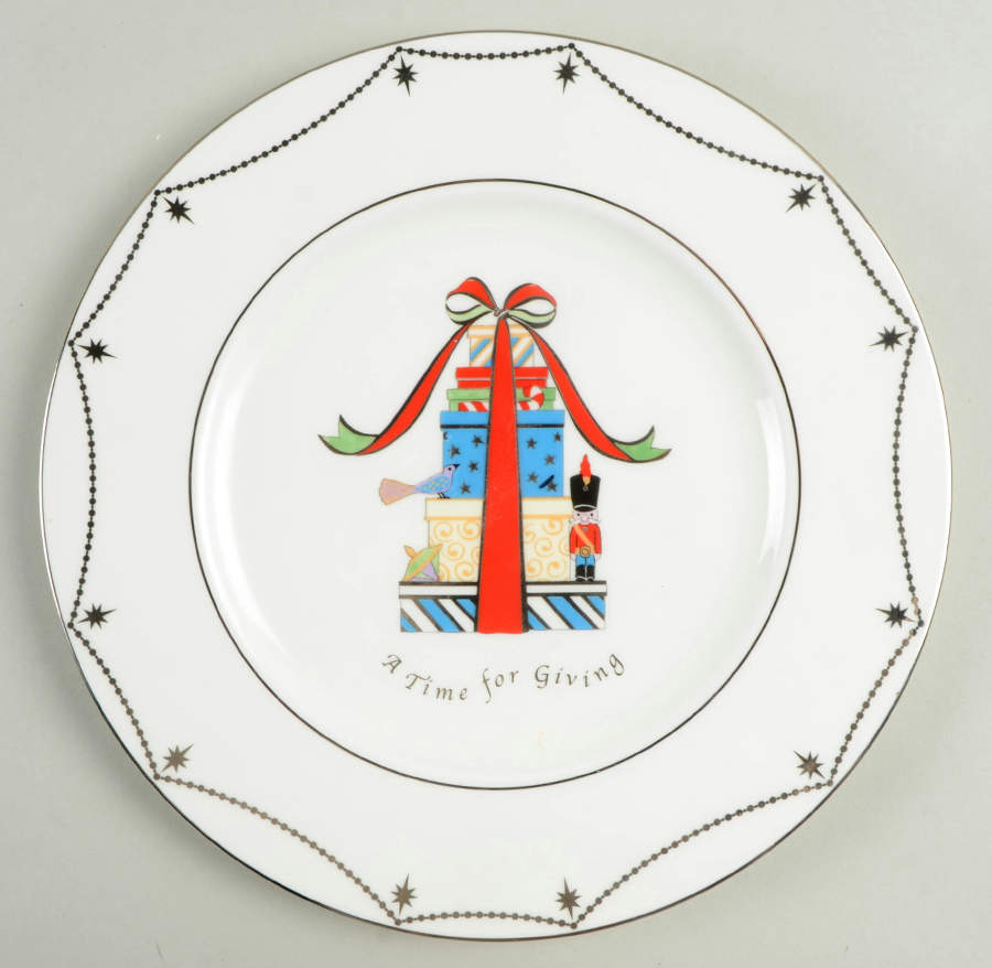 Merry and Bright A Time For Luncheon Plate by Lenox-1
