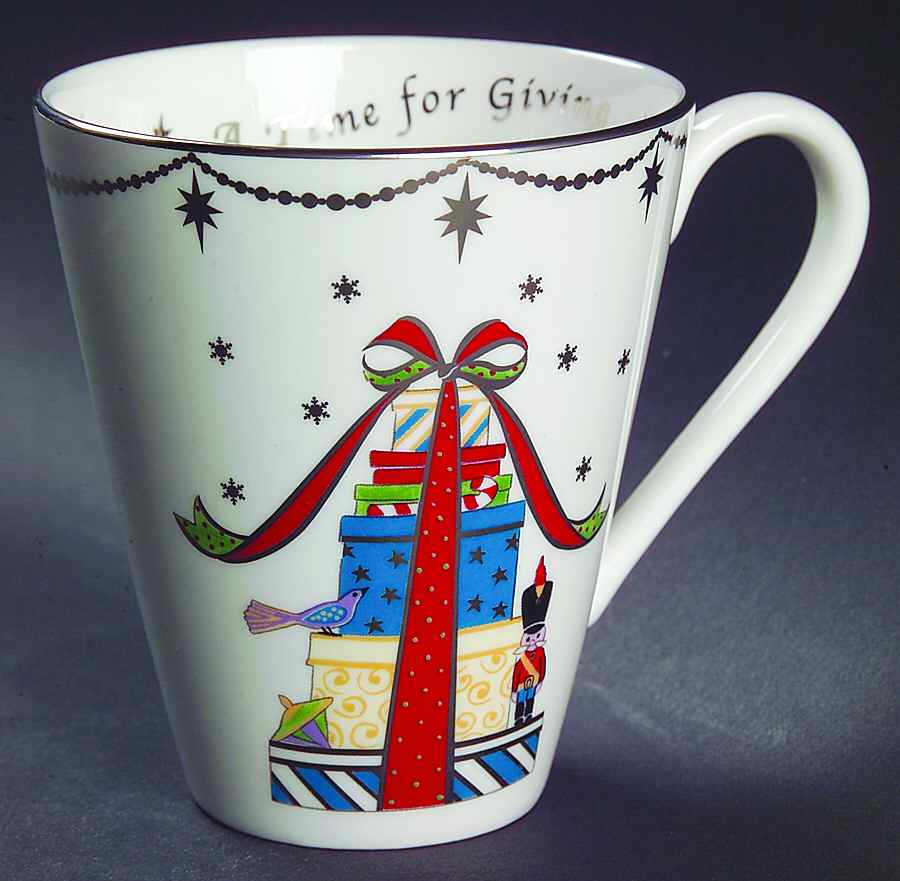 Merry and Bright A Time For Mug by Lenox-1