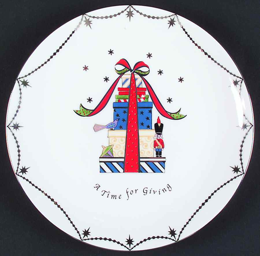 Merry and Bright A Time For Dessert/Pie Plate by Lenox-1