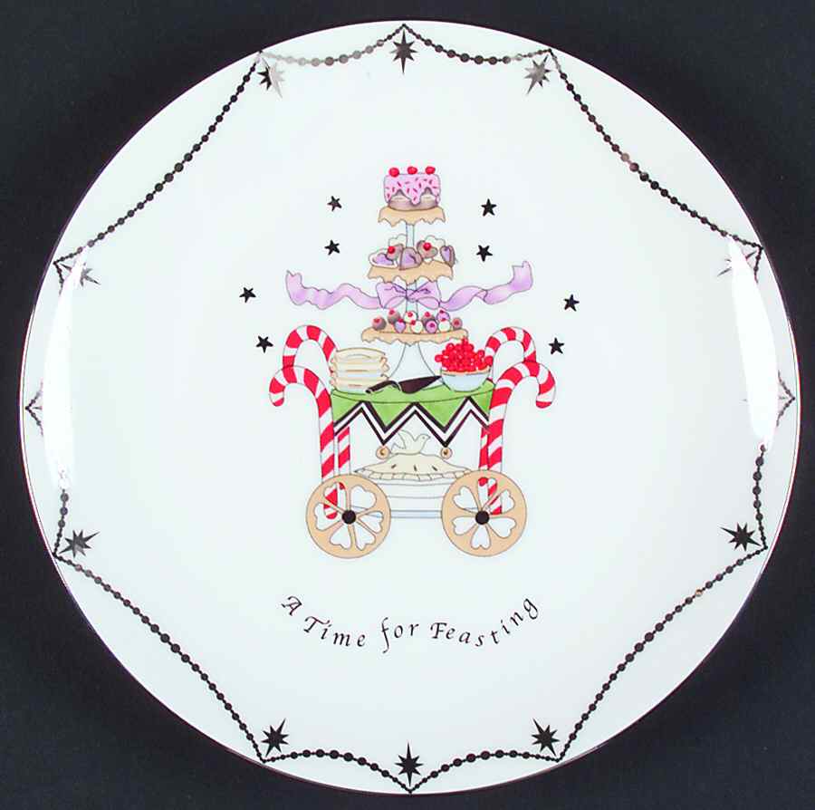 Merry and Bright A Time For Dessert/Pie Plate by Lenox-1