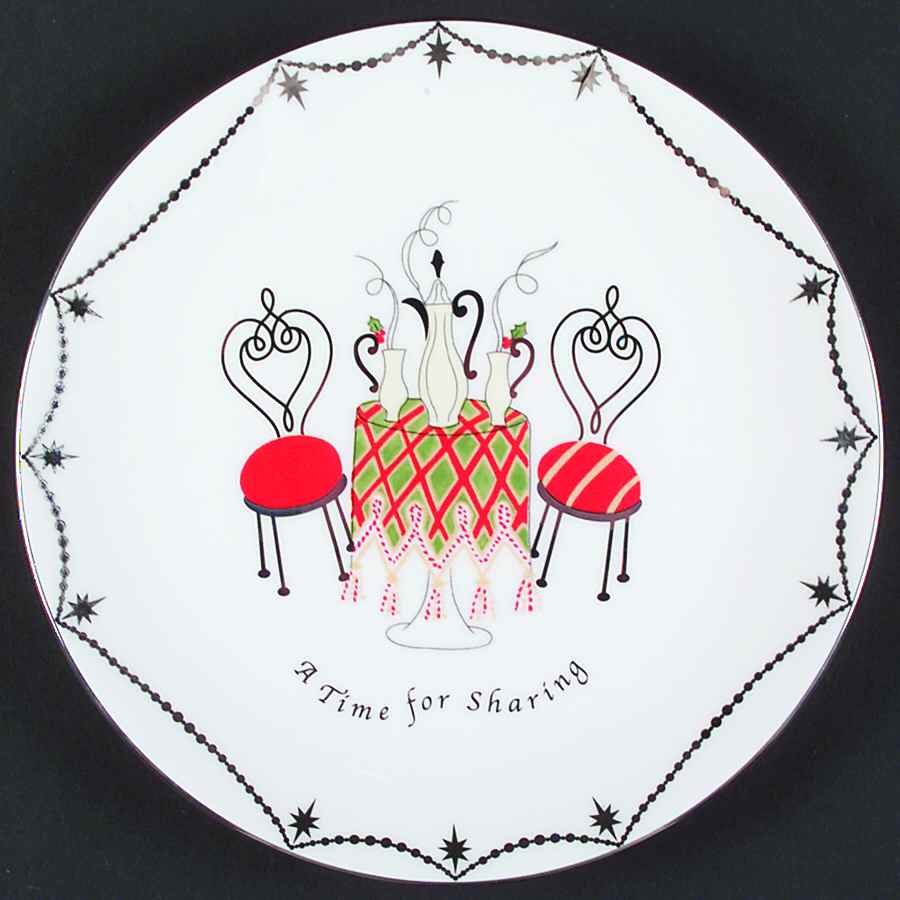 Merry and Bright A Time For Dessert/Pie Plate by Lenox-1