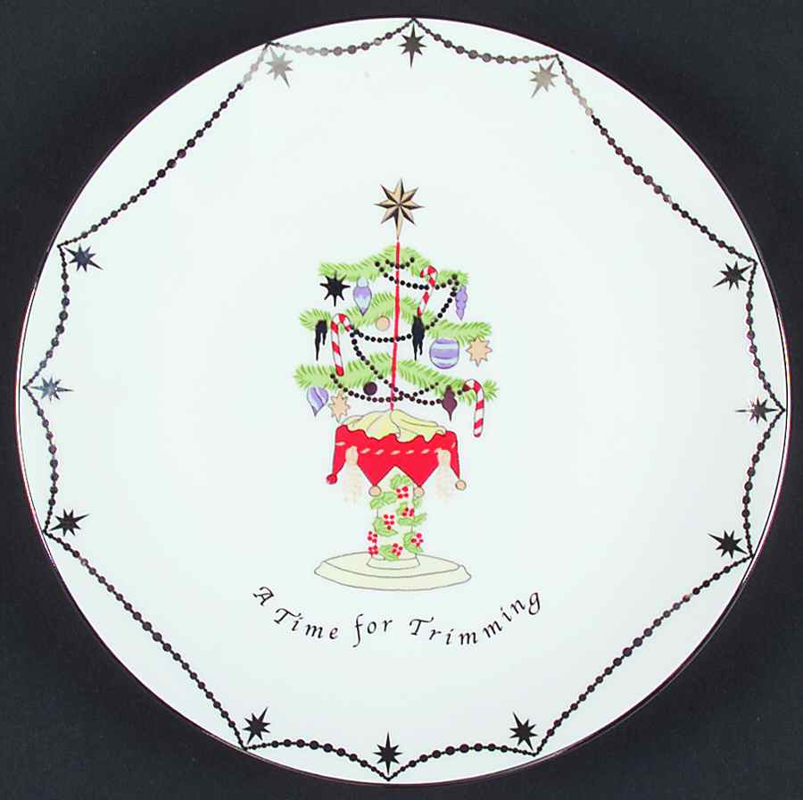 Merry and Bright A Time For Dessert/Pie Plate by Lenox-1