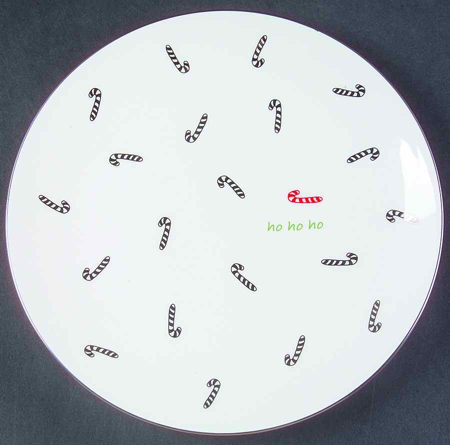Merry and Bright Silhouette Dessert/Pie Plate by Lenox-1