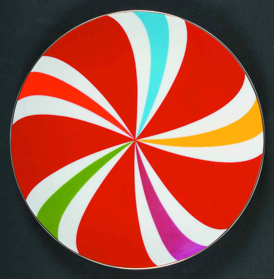 Peppermint Twist Accent Luncheon Plate by Lenox-1