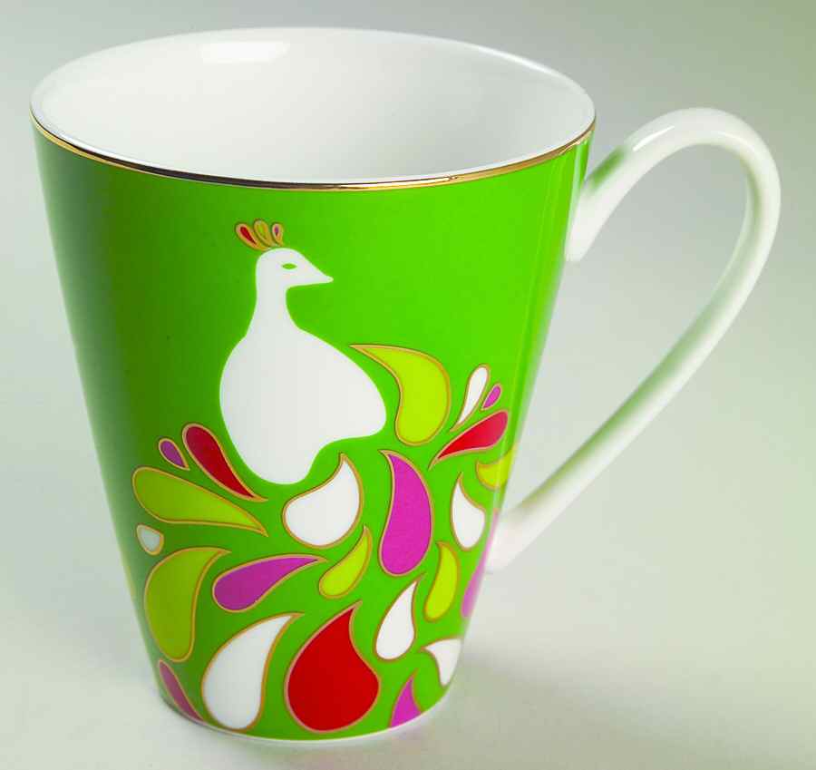 Festive Peacock Mug by Lenox-1