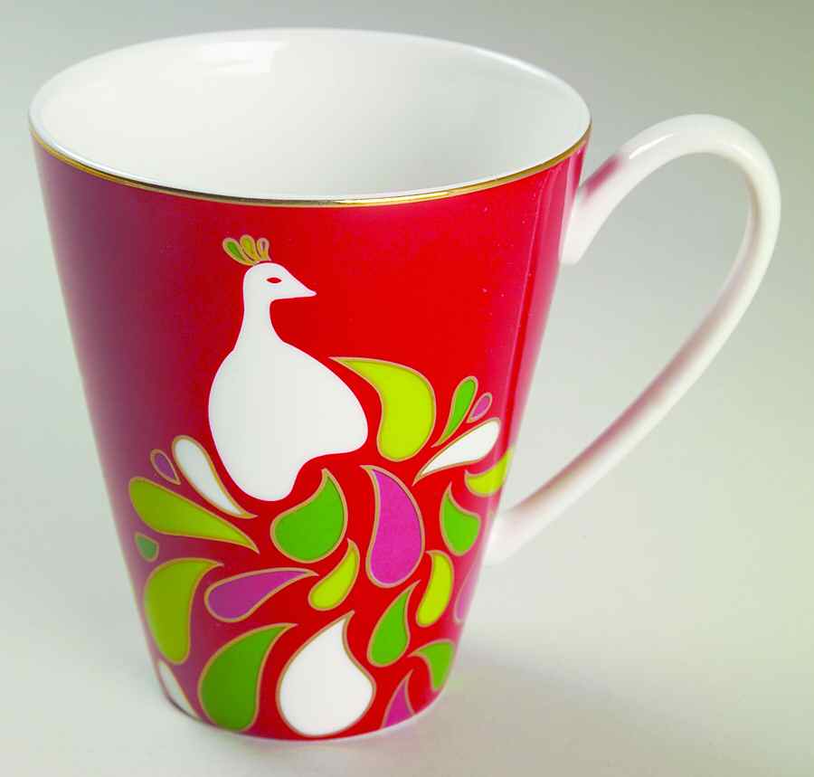 Festive Peacock Mug by Lenox-1