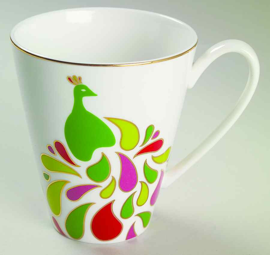 Festive Peacock Mug by Lenox-1