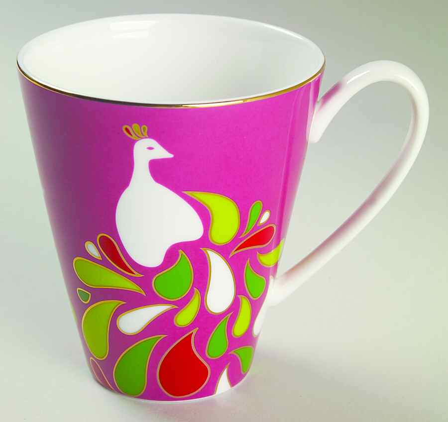 Festive Peacock Mug by Lenox-1