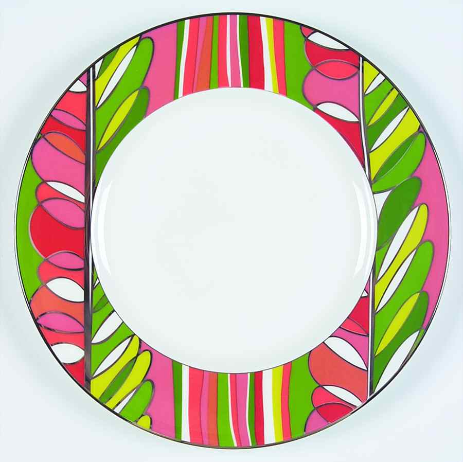 Oleander Avenue Accent Luncheon Plate by Lenox-1