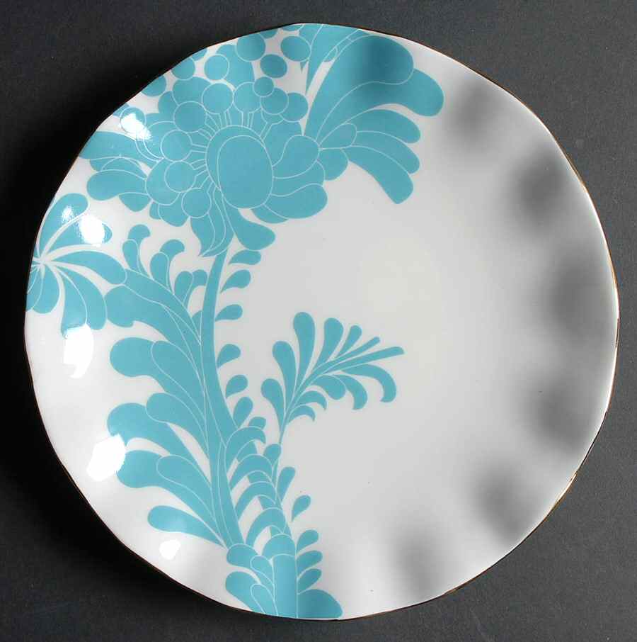 Gwinnett Lane Turquoise Accent Luncheon Plate by Lenox-1