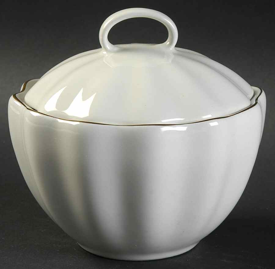 Gwinnett Lane Cream Sugar Bowl & Lid by Lenox-1