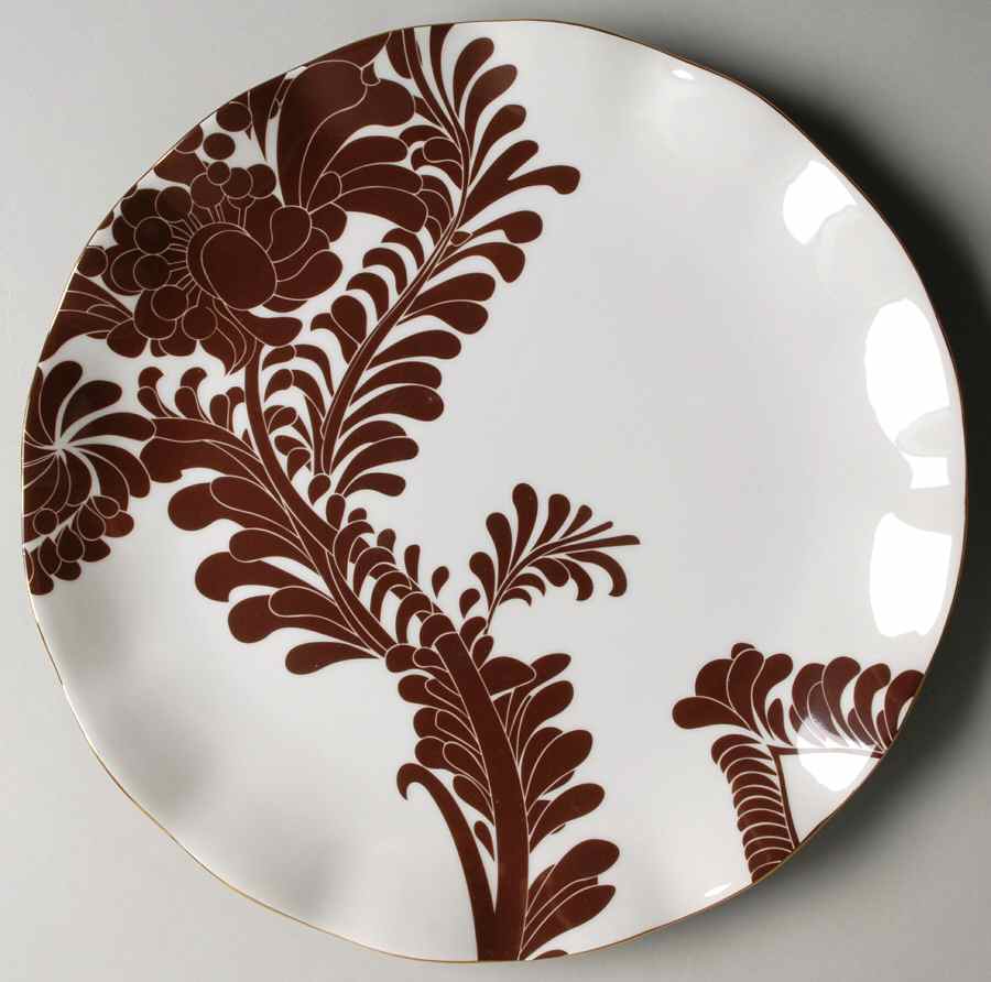 Gwinnett Lane Chocolate 13" Chop Plate (Round Platter) by Lenox-1