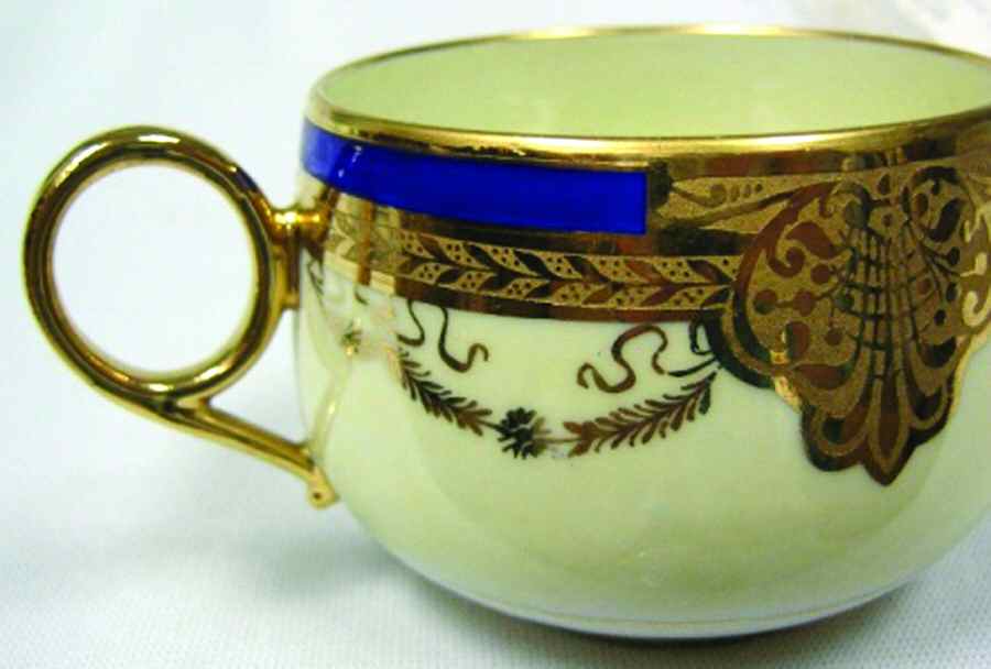 LIM302 Flat Cup by Limoges-French-1