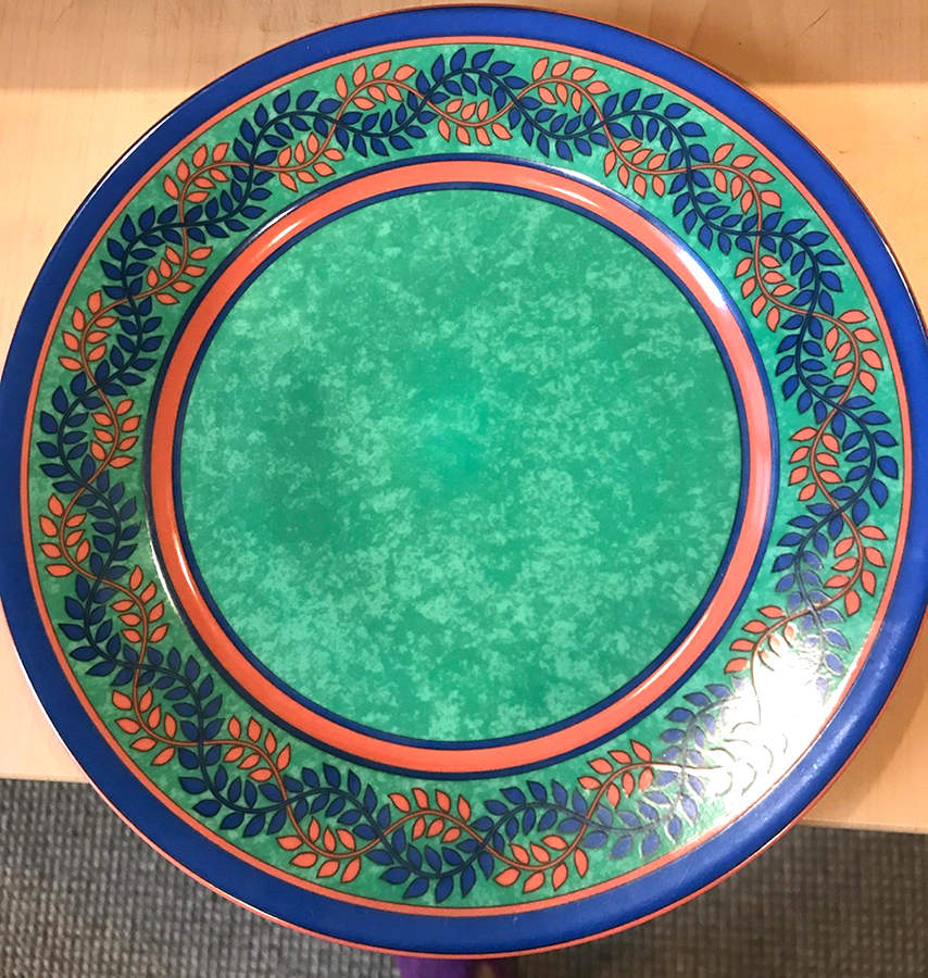 Louisiane Green Salad/Dessert Plate by Laure Japy-1