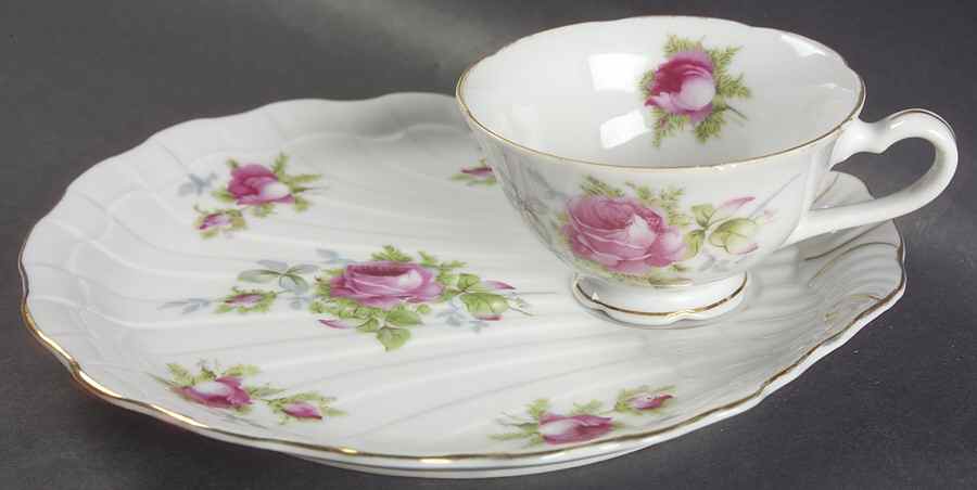 LEF58 Snack Plate & Cup Set by Lefton-1