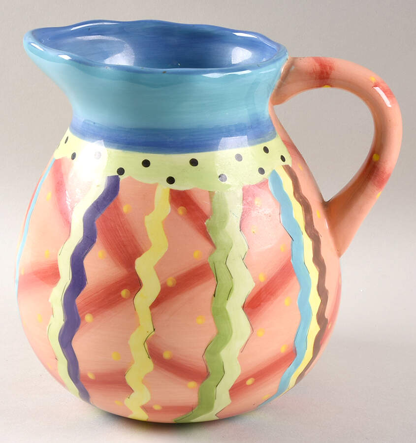 Mardi Gras 64 Oz Pitcher by Laurie Gates-1