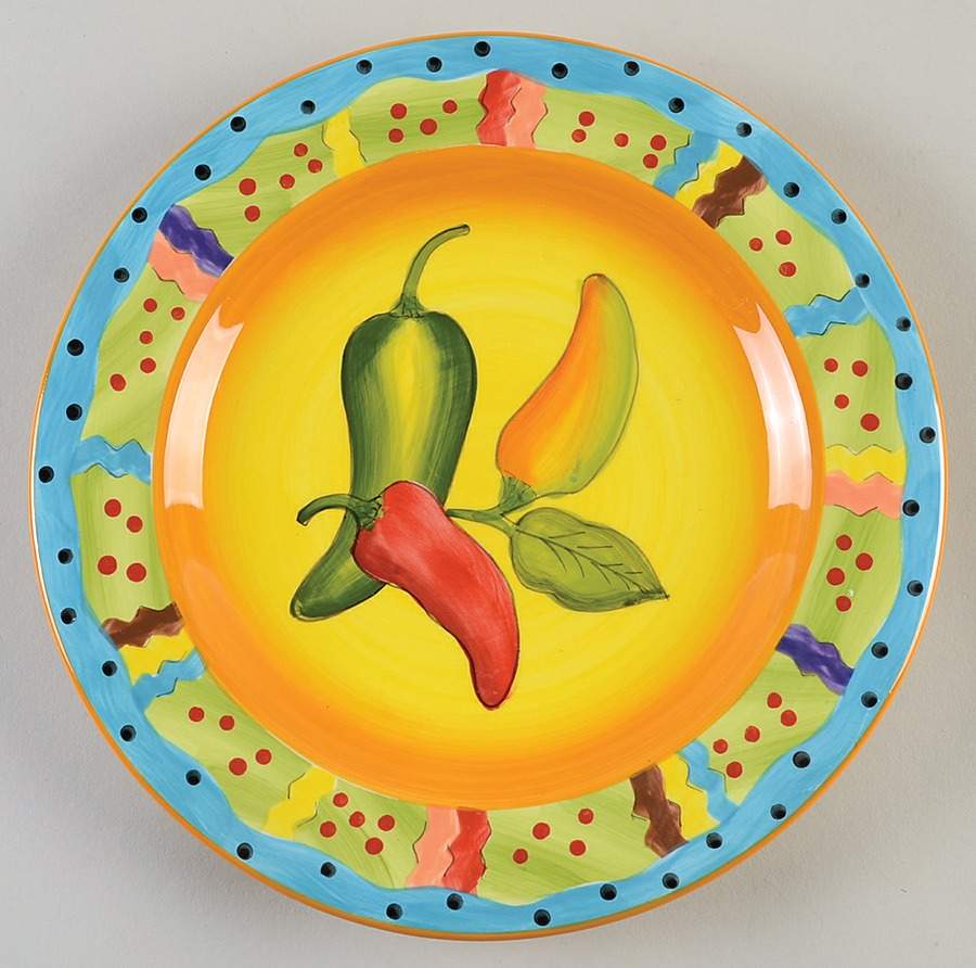 Mardi Gras Luncheon Plate by Laurie Gates-1