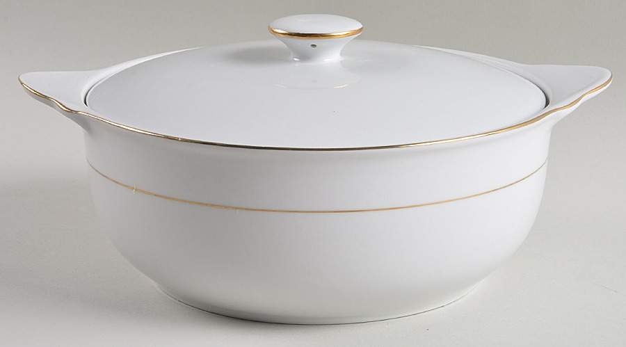 Valentina Round Covered Vegetable by Lynn's China-1
